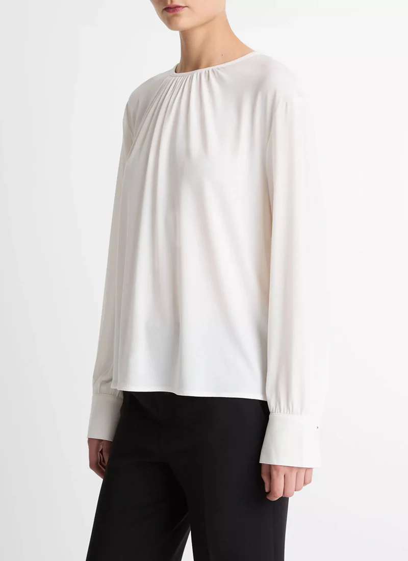 Soft Gathered Blouse - Image 3