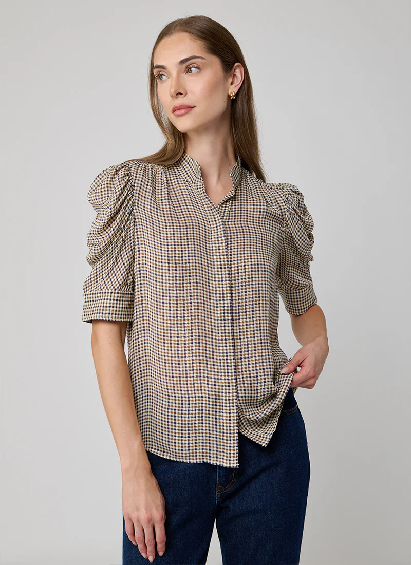 The Houndstooth Gillilan Top
