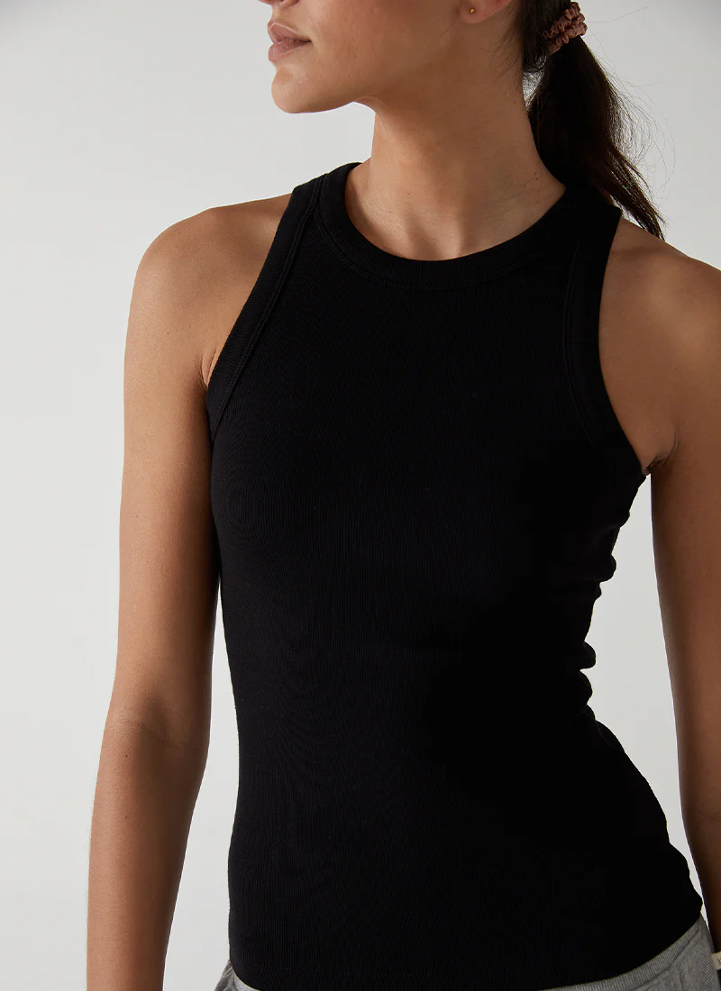 Cruz Rib Tank Top - Image 2