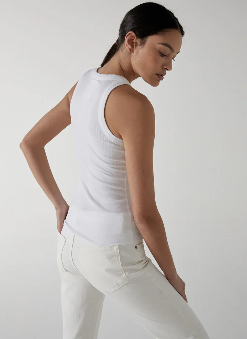 Cruz Rib Tank Top - Image 2