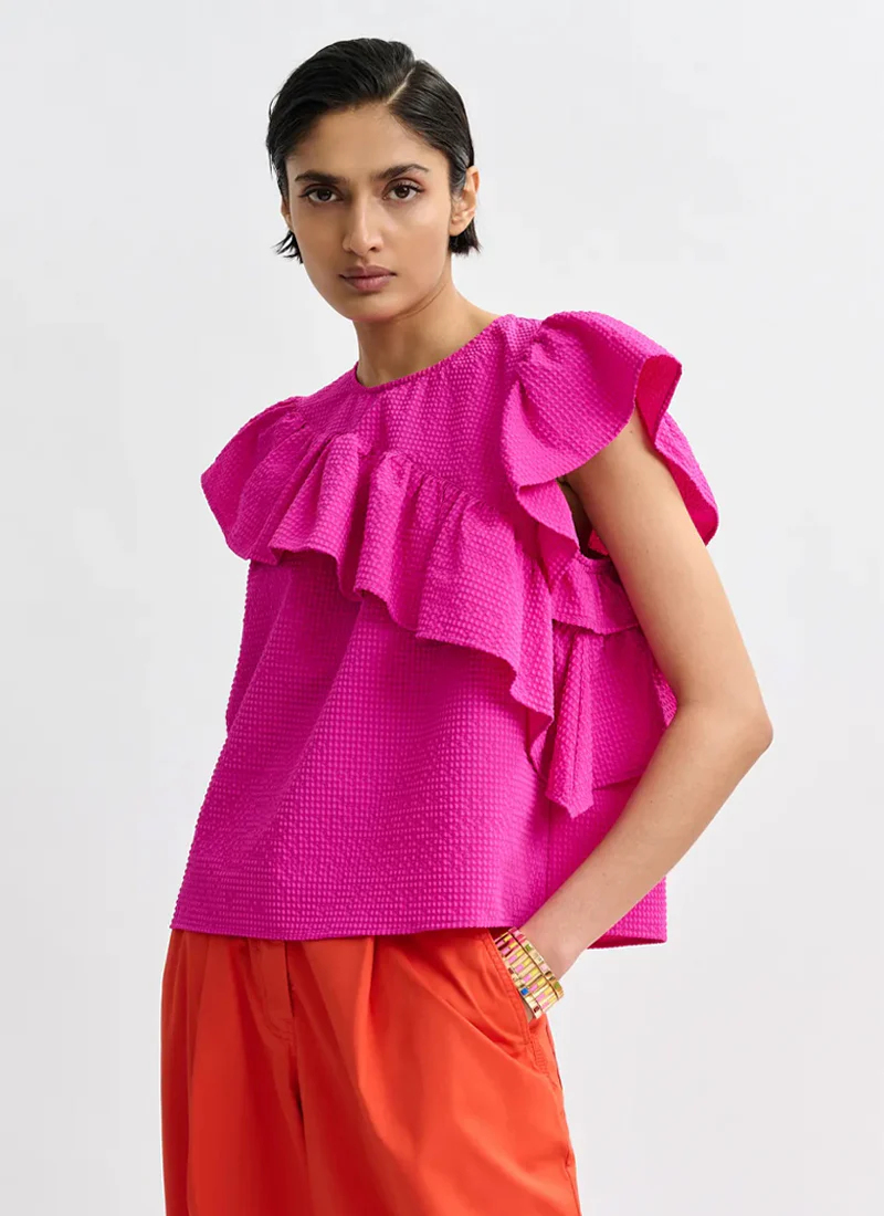 Oojoo Ruffle Top