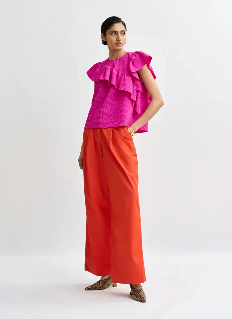 Oojoo Ruffle Top - Image 4