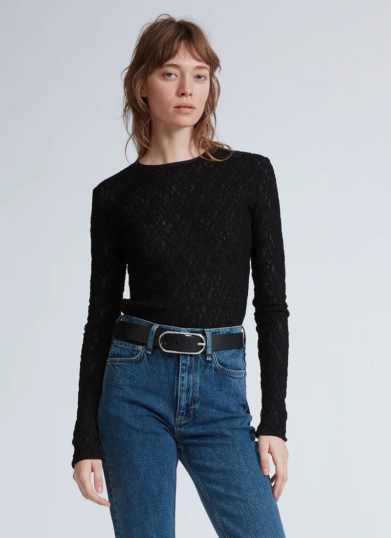 Ellie Lace Long Sleeve Tee