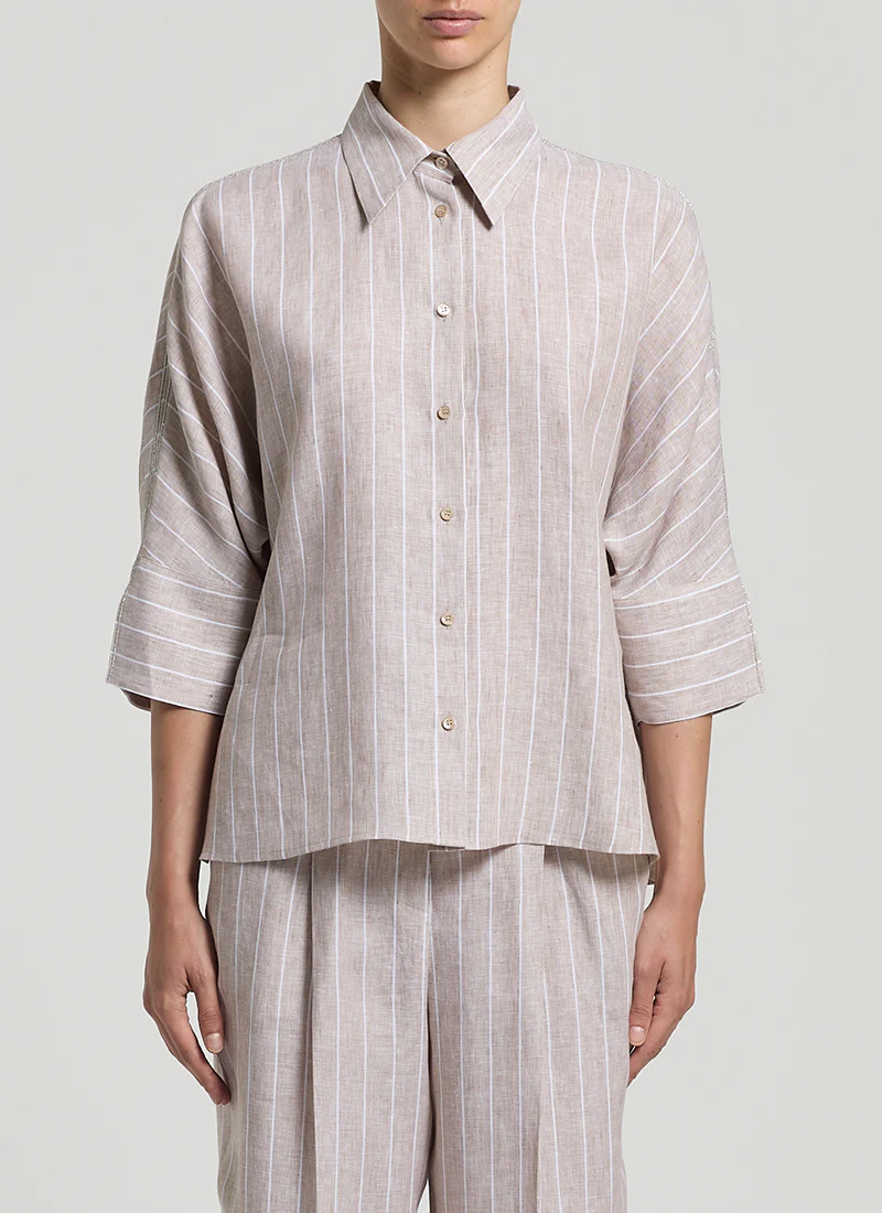 Linen Striped Shirt
