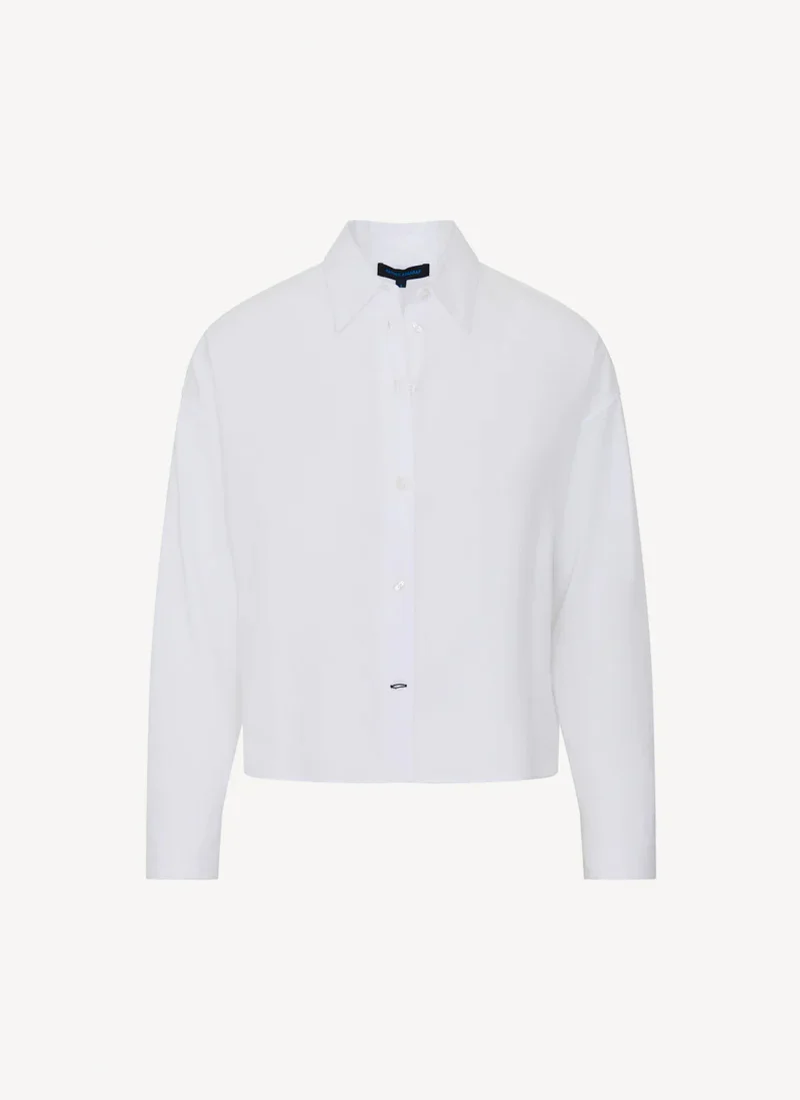 Long Sleeve Cotton Boxy Shirt - Image 5