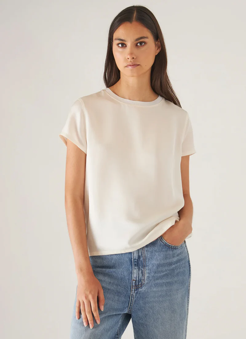 Silk Short Sleeve Tee