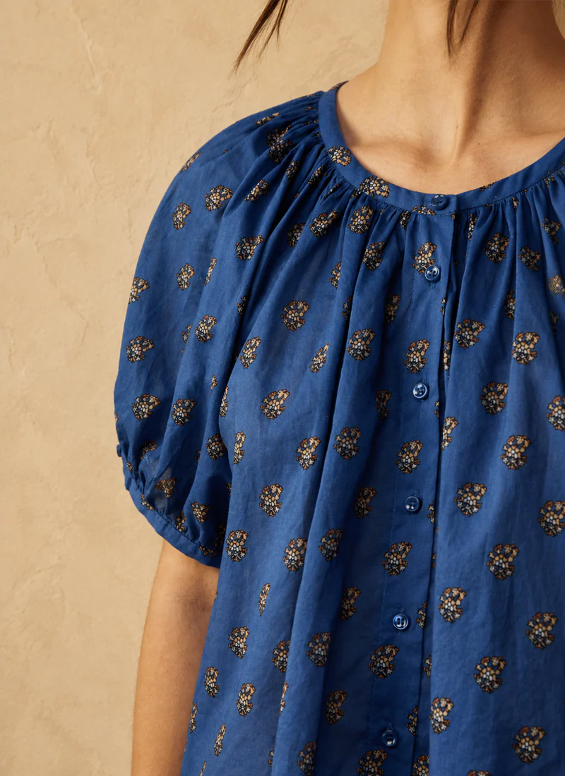 June Cotton Short Sleeve Top - Image 4