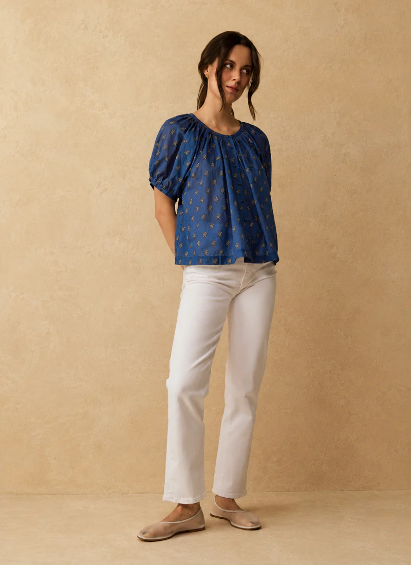 June Cotton Short Sleeve Top - Image 5