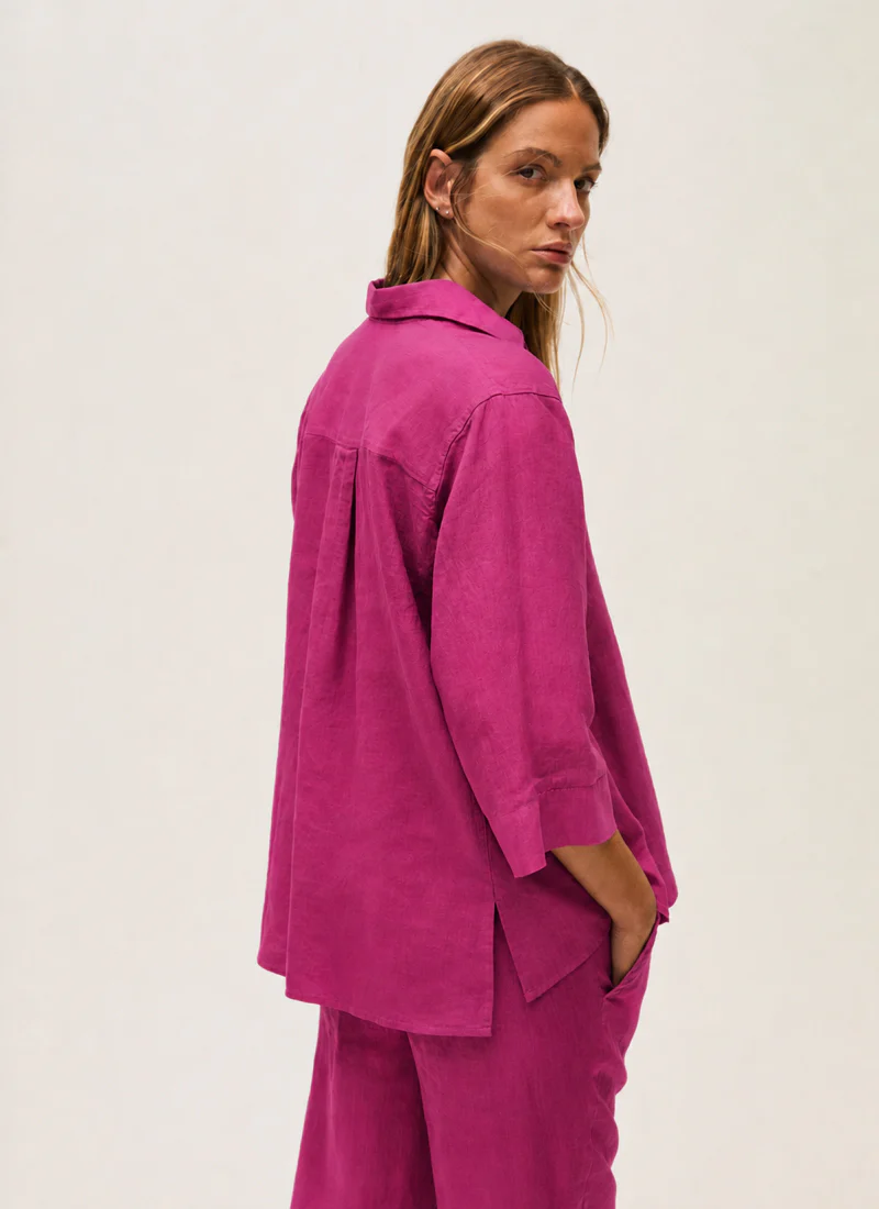 Long Sleeve Popover Poplin Shirt - Image 2