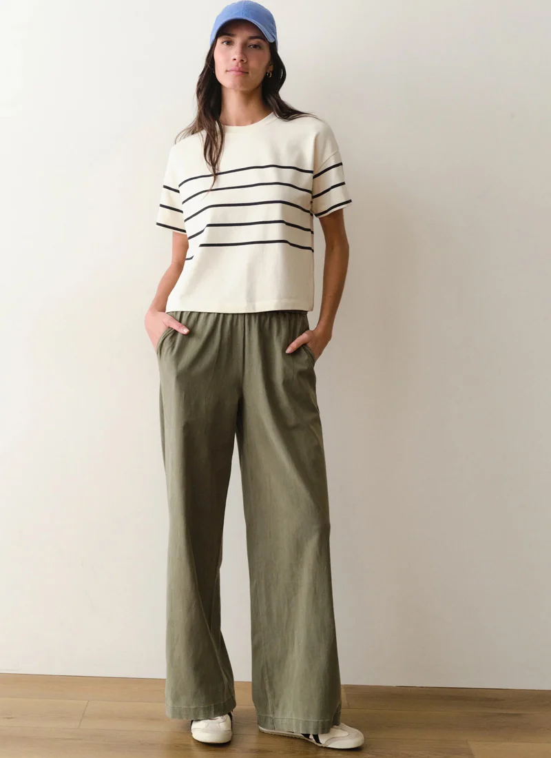 Luxe Sueded Crew Tee - Image 5