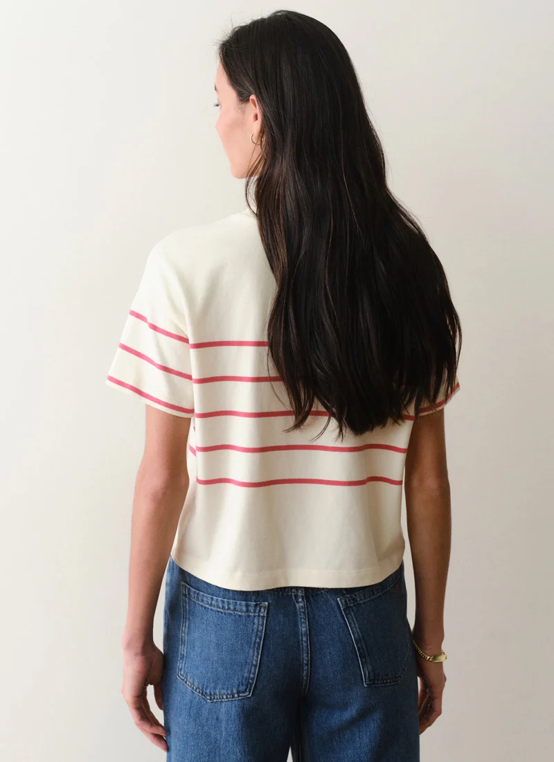Luxe Sueded Crew Tee - Image 2