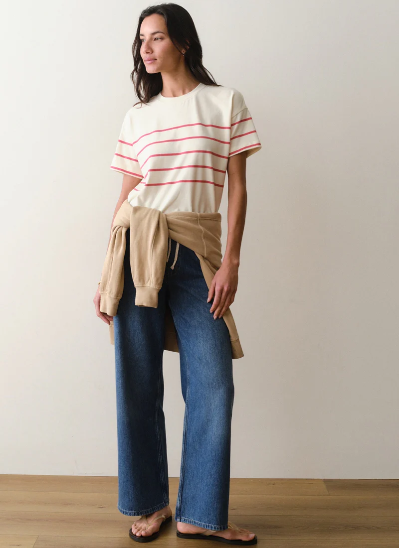 Luxe Sueded Crew Tee - Image 6