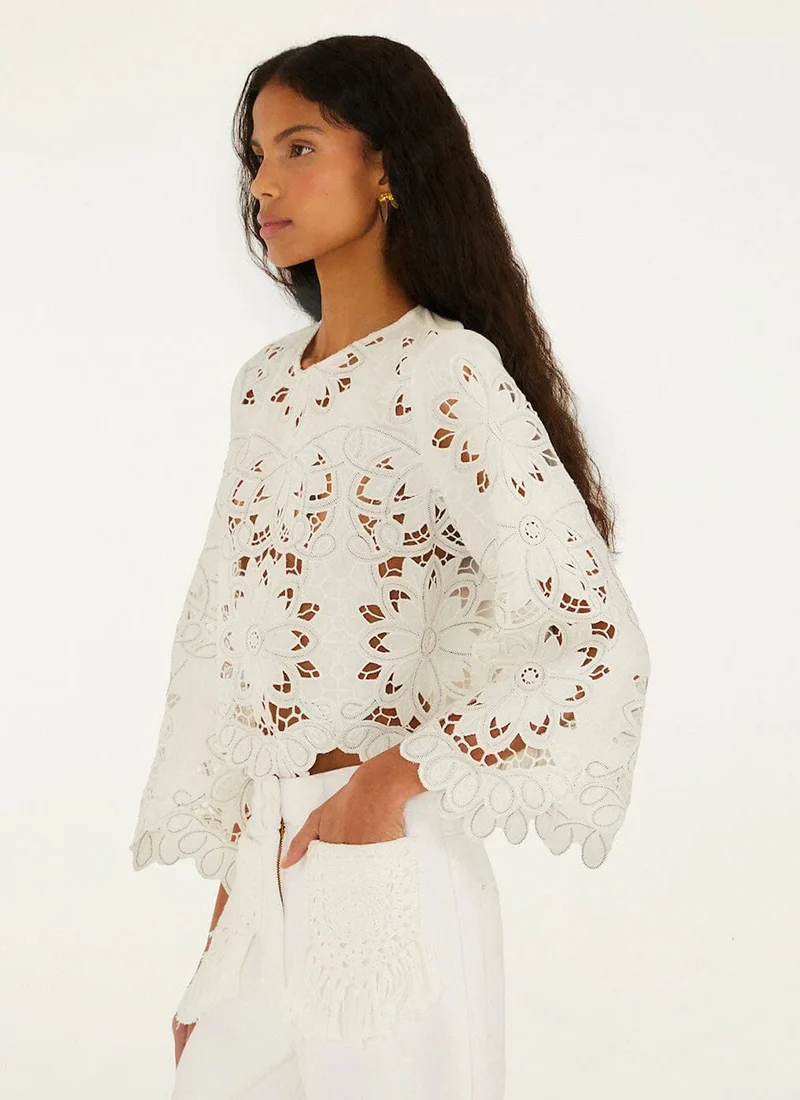 Flowers Richelieu Blouse - Image 2