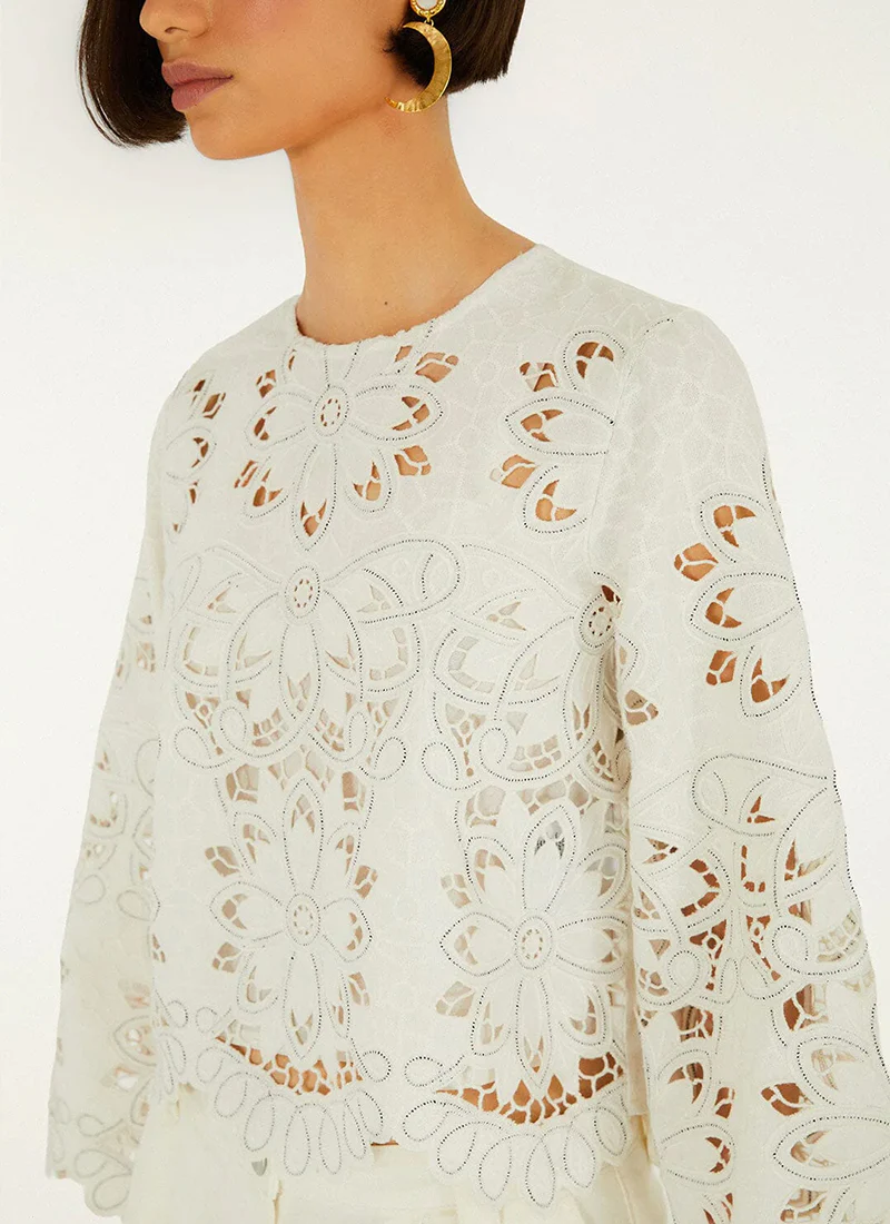 Flowers Richelieu Blouse - Image 4