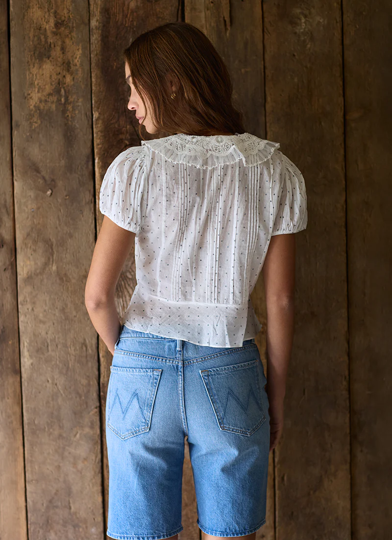 Oleta Cotton Short Sleeve Top - Image 2