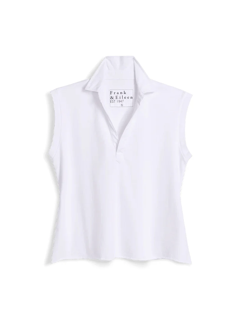 Olivia Cotton Popover Henley Tank Top - Image 4
