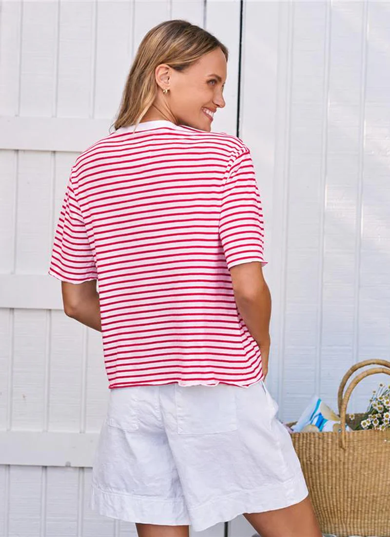 Perry Cotton Crew Tee - Image 3