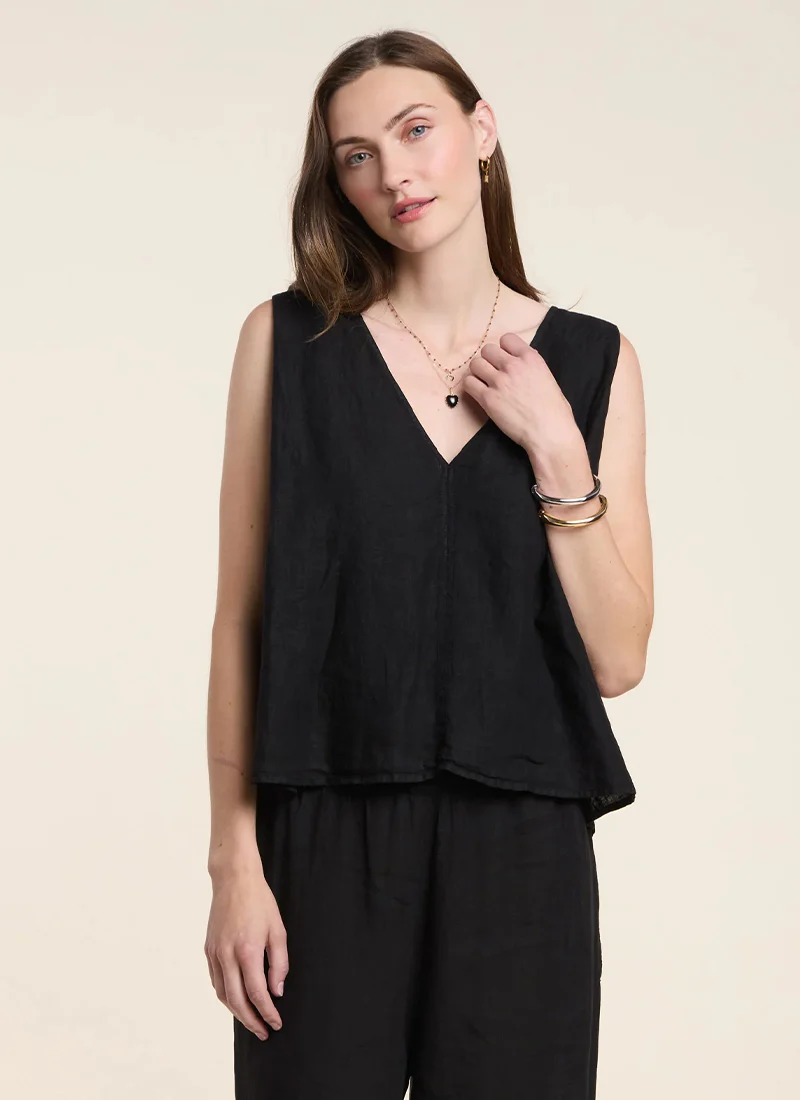 Renna Linen Top