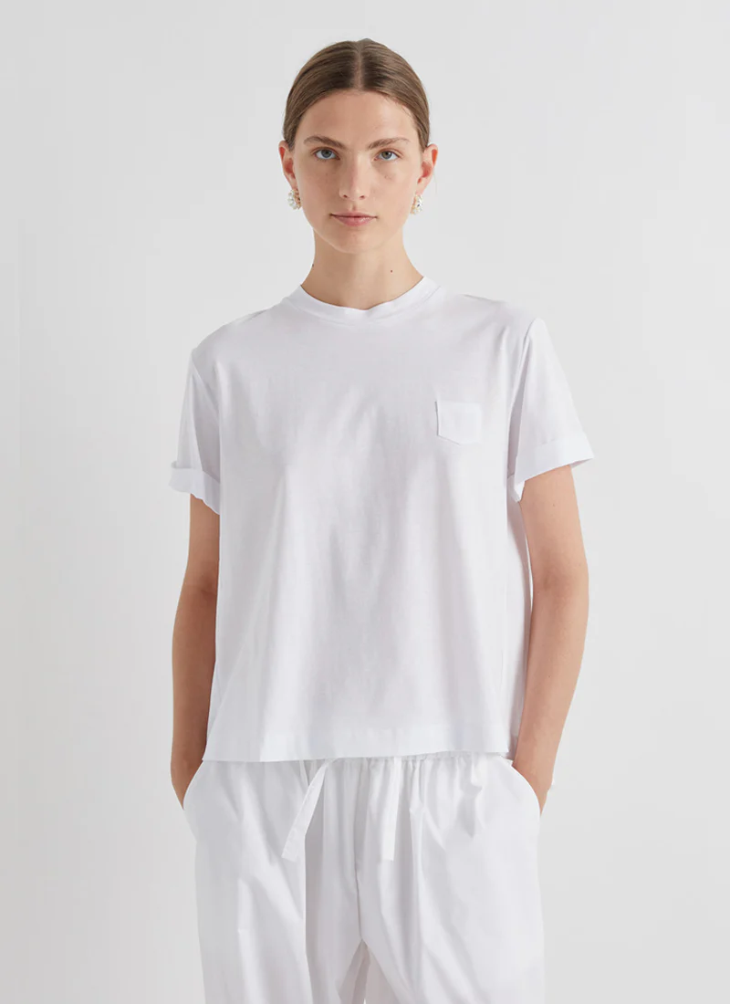 Short Sleeve Boxy Cropped T-Shirt