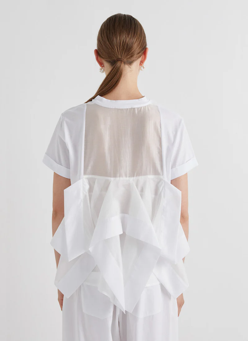 Short Sleeve Boxy Cropped T-Shirt - Image 2