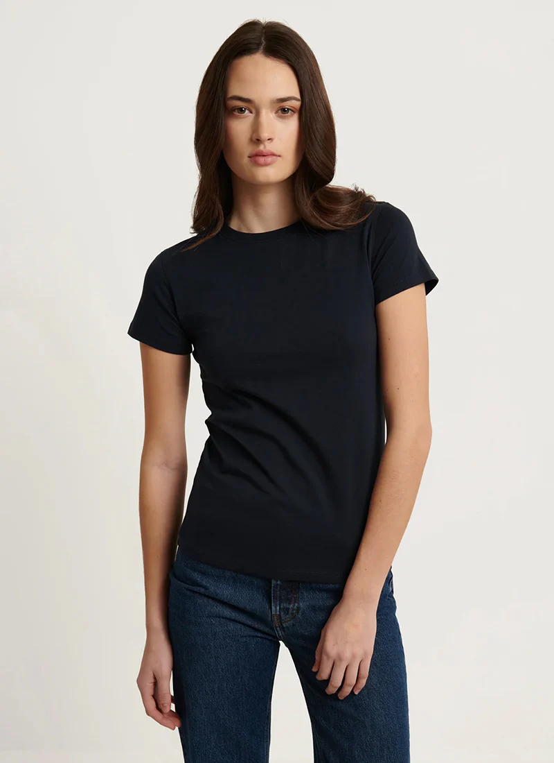 Short Sleeve Iconic Stretch V-Neck Tee - Image 4