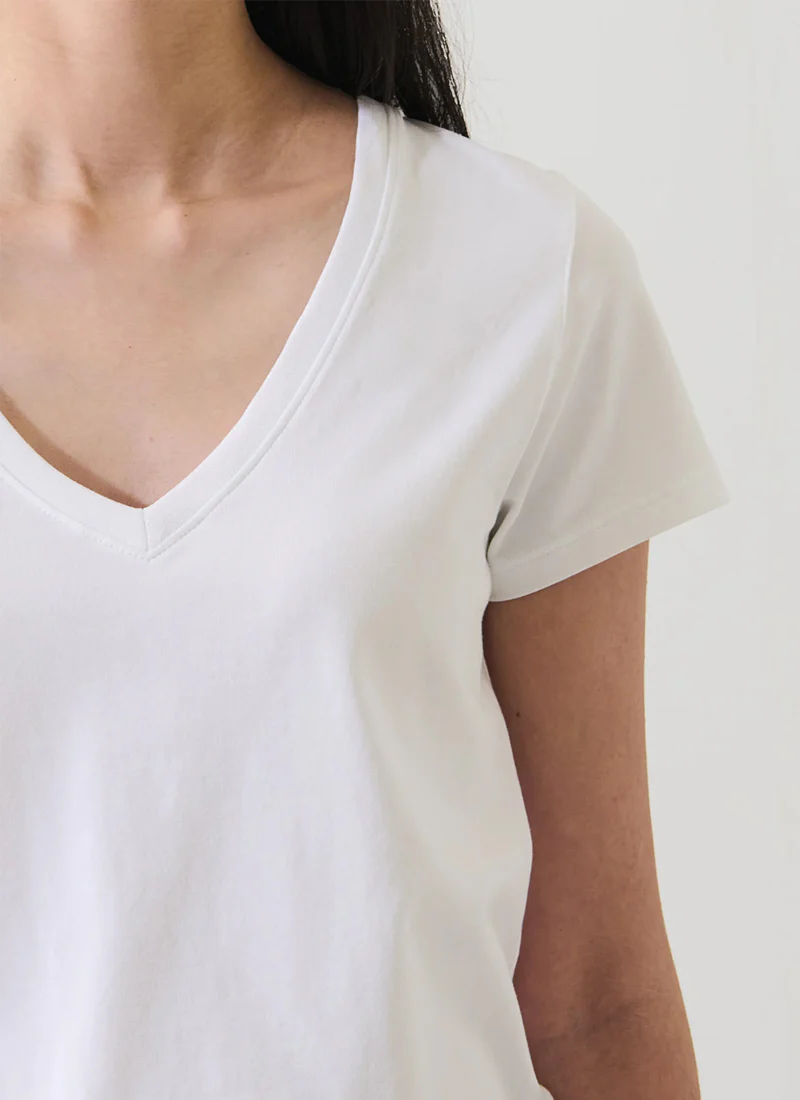 Short Sleeve Iconic Pima Stretch Tee - Image 2