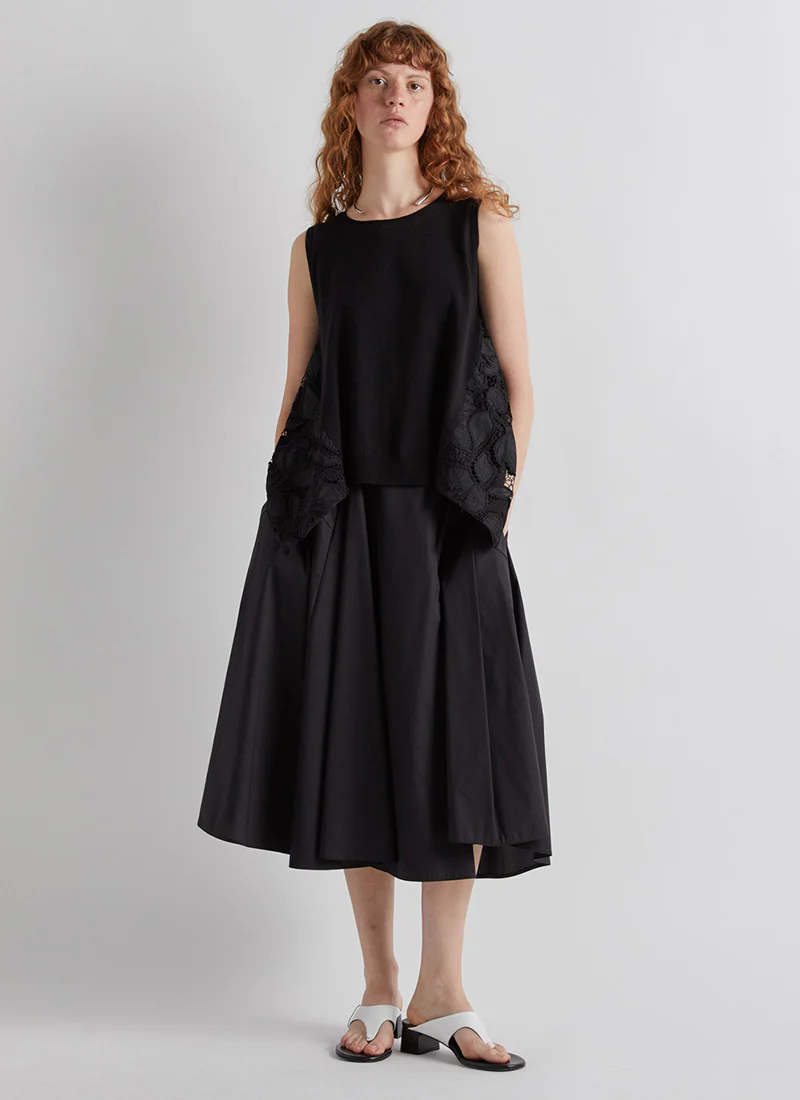 Sleeveless Lace Combo Top - Image 4