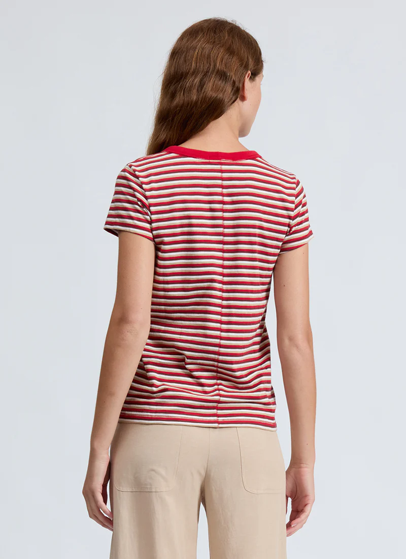 The Slub Striped Tee - Image 2