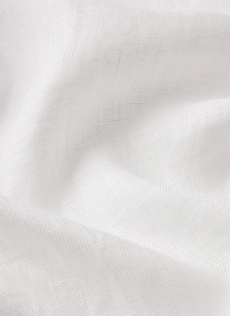 The Linen V-Neck Popover Top - Image 6
