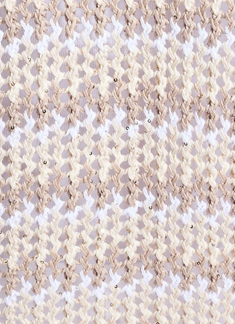 Sequin Tricot Cotton Sweater - Image 5