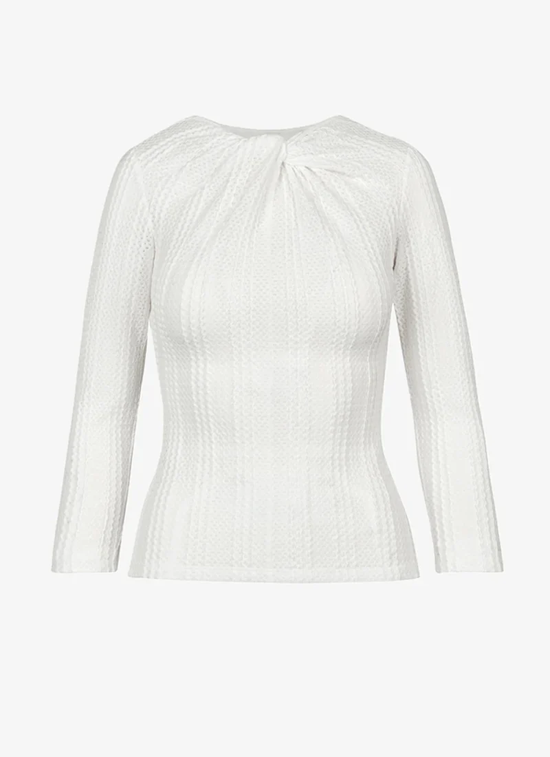 Twist Neck Knit Top - Image 5