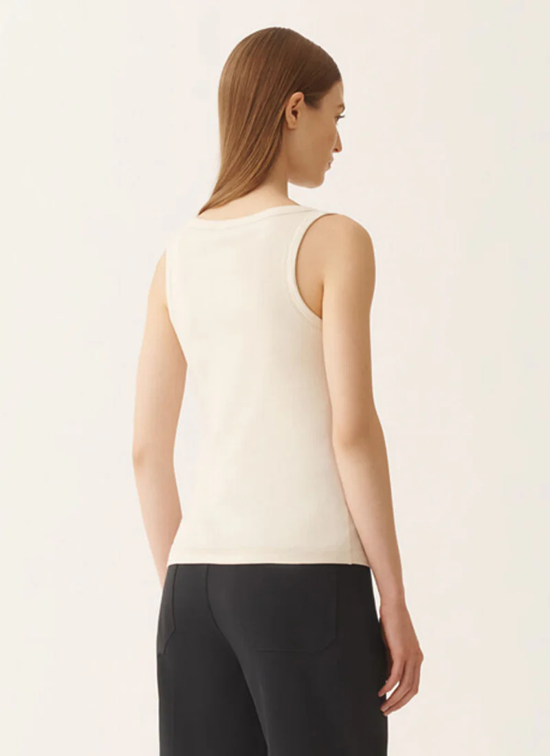 Ribbed Jersey Tank Top - Image 3