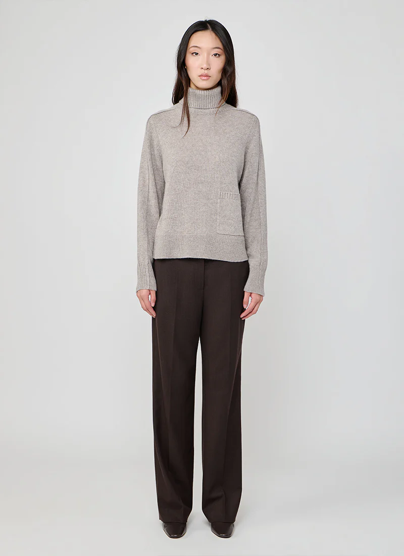 Luca Mid Waist Flannel Pant - Image 4