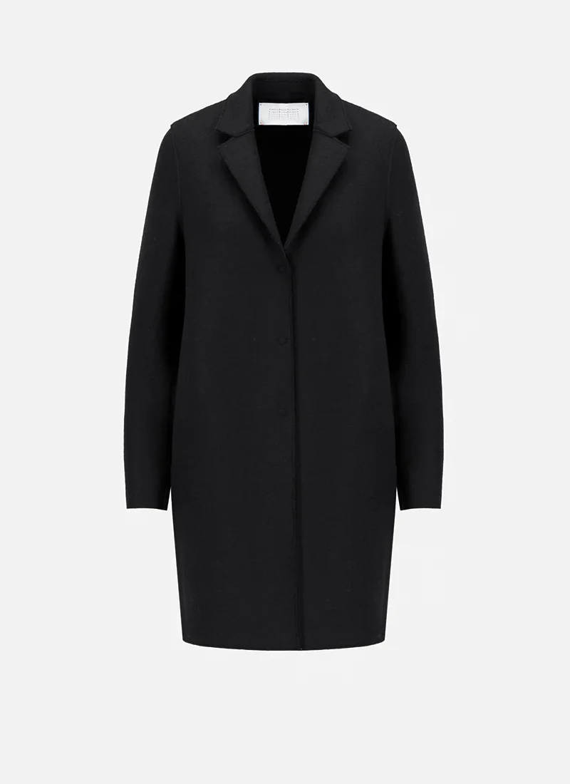 Pressed Wool Cocoon Coat - Image 5